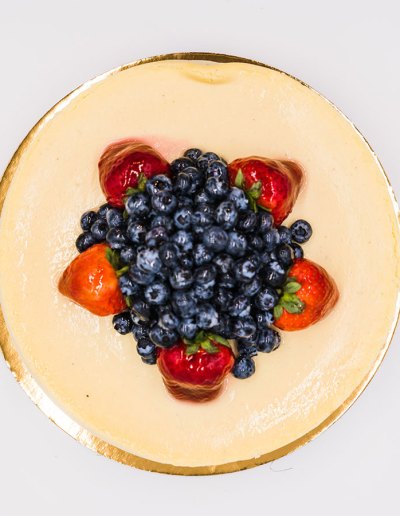 Specialty Strawberry and Blueberry Cheesecake