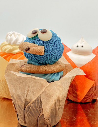 Cookie Monster Cupcakes