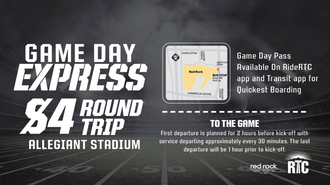 Game Day Express Allegiant at Red Rock Resort