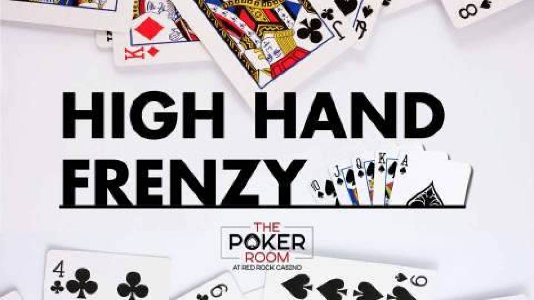 High Hand Frenzy at Red Rock Poker Room