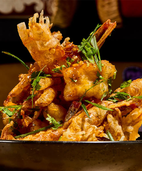 Crispy Garlic Prawns