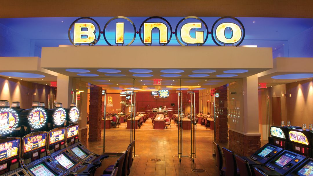 A picture of the bingo room from the casino floor