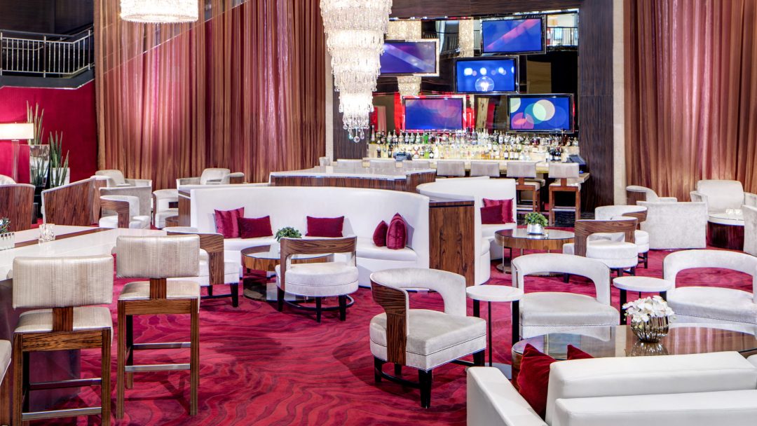 The lobby Bar Lounge Area at Red Rock
