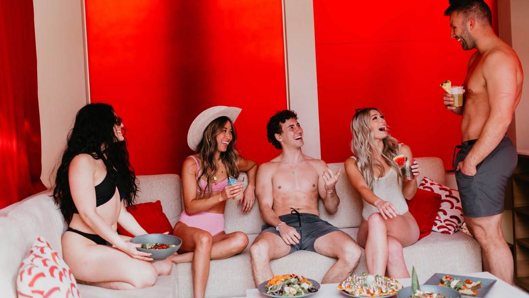 Sandbar Pool Cabana Guests