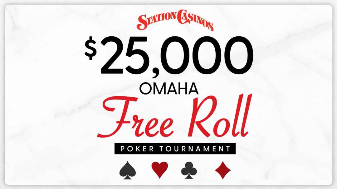 $25,000 Omaha Free Roll Poker Tournament at Red Rock Resort